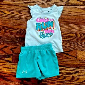 Baby girls Under Armour outfit